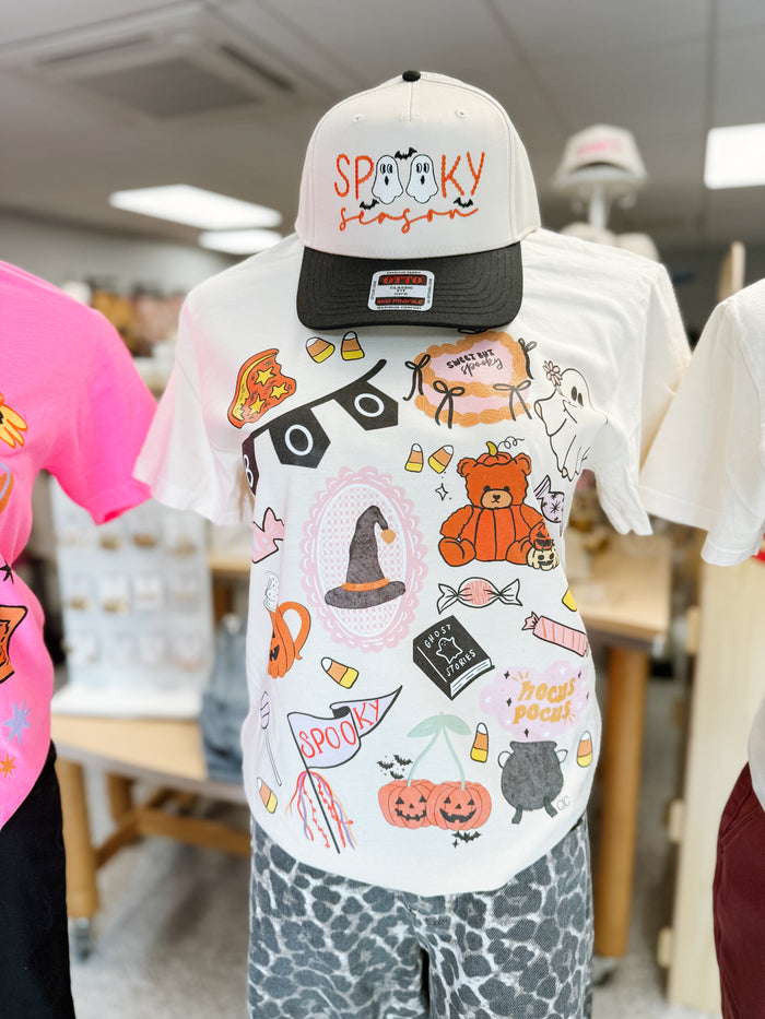 Boo Halloween Graphic Tee