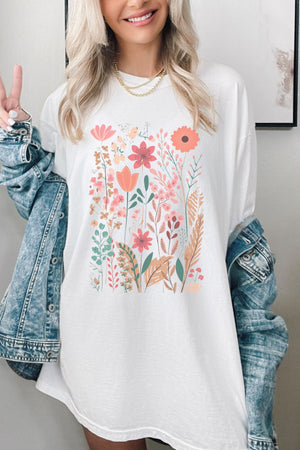 Field Flowers Oversized T-Shirt