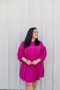 Berry Dallas Tiered Dress