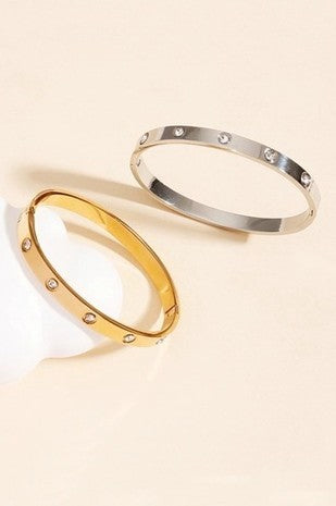 18K Stainless Steele Bangle