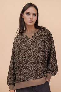 Coco Leopard Pullover