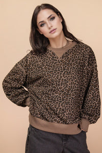 Coco Leopard Pullover