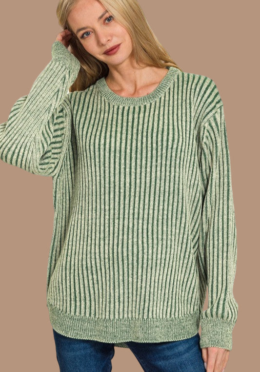 Two-Tone Sweater