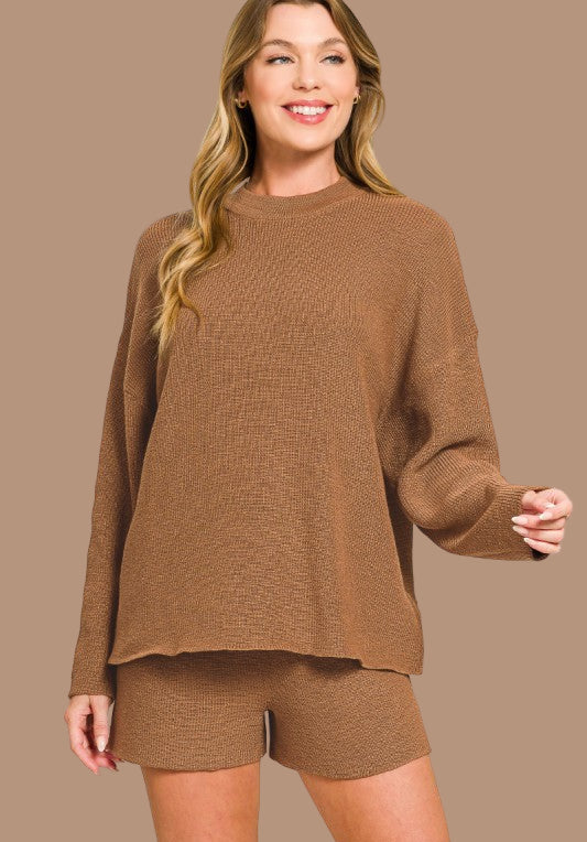 Round Neck & Short Set