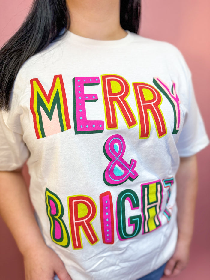 Merry & Bright Graphic Tee