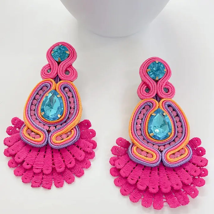 Sammy Pink Earring