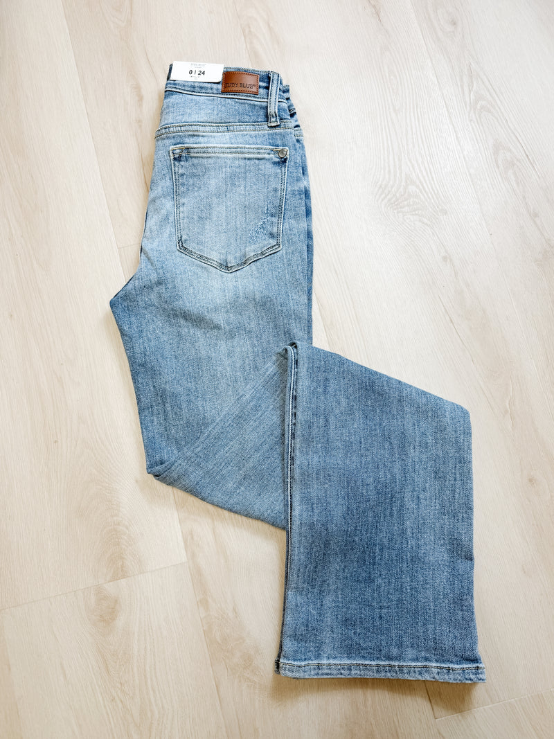 Stacey Mid Rise Bootcut Jeans