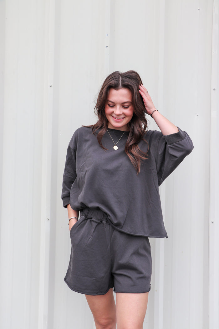 Mineral Washed French Terry Lounge Set