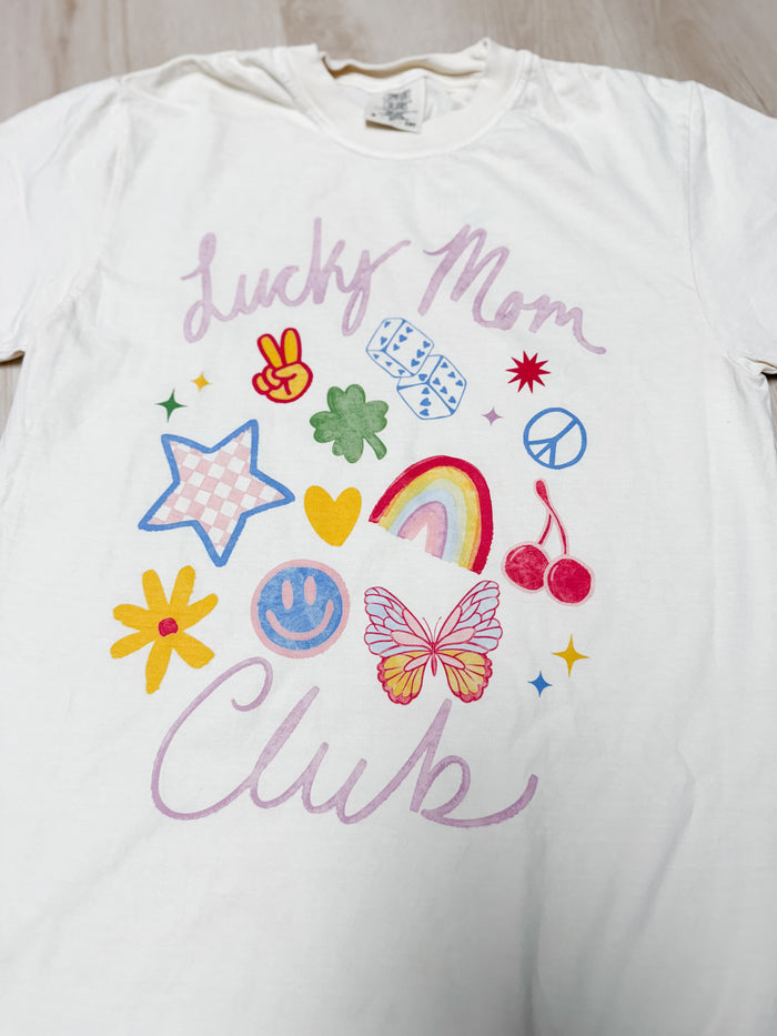 Lucky Mom Club Graphic Tee