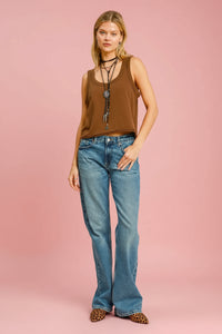 Mineral Washed Lounge Crop Top