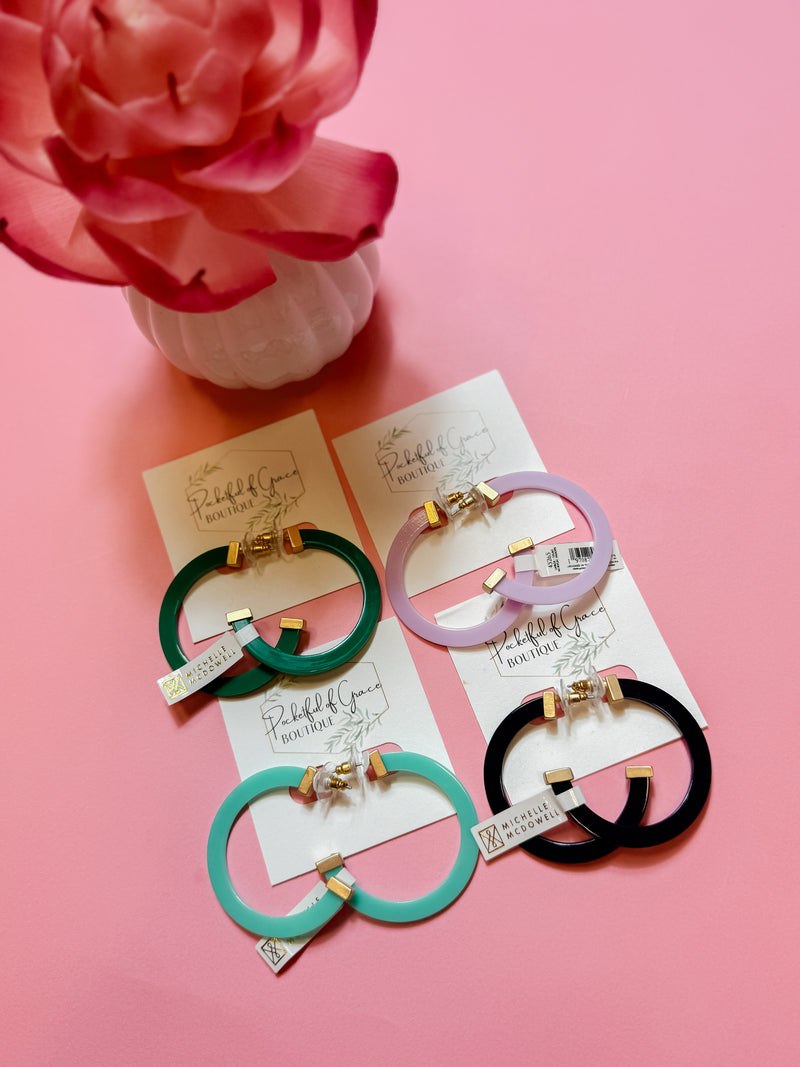 Large Acrylic Hoops