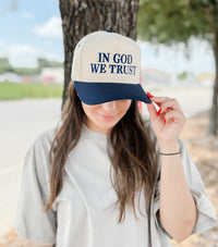 Embroidery 2 Tone Trucker Cap