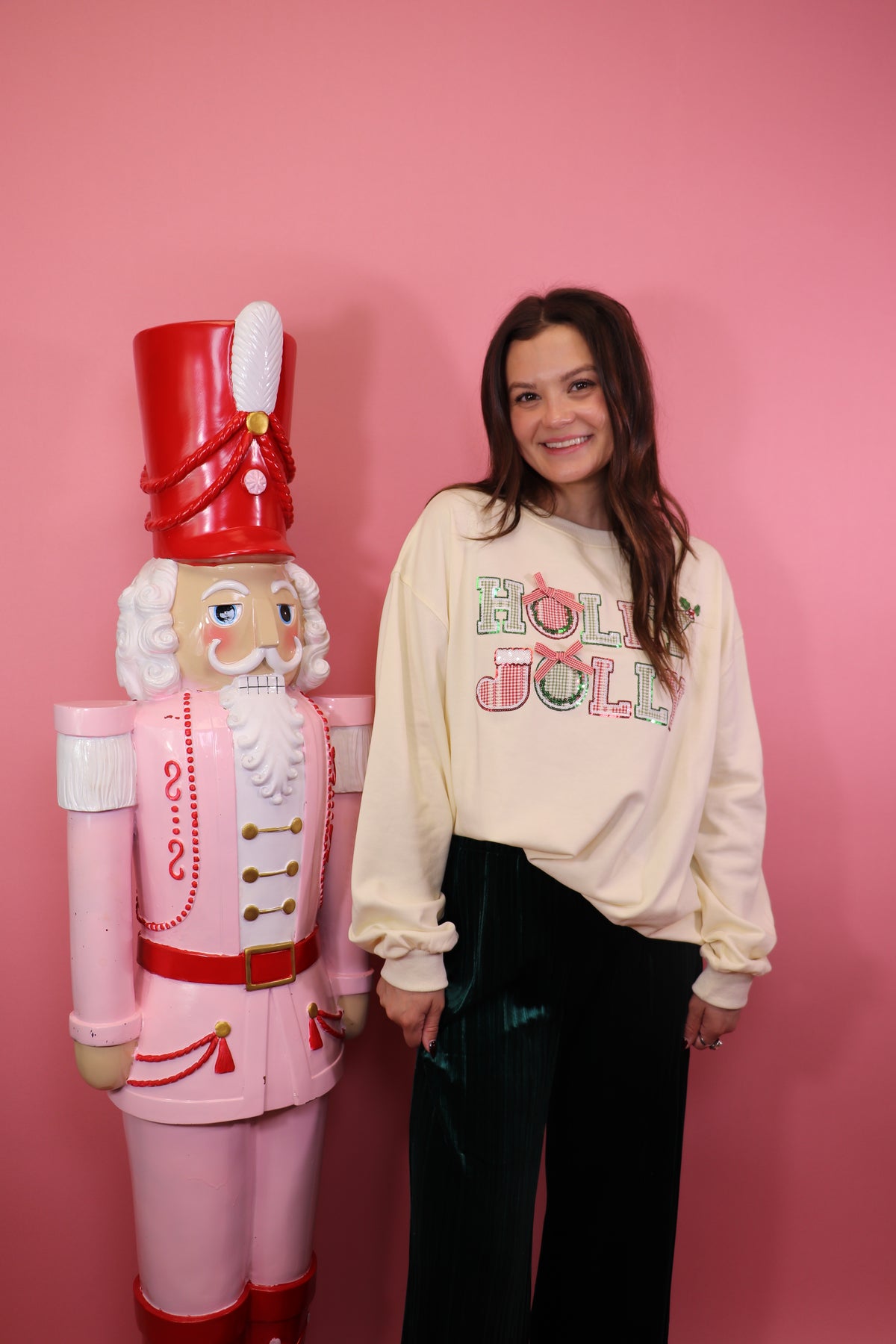 Pleated Velvet Pants