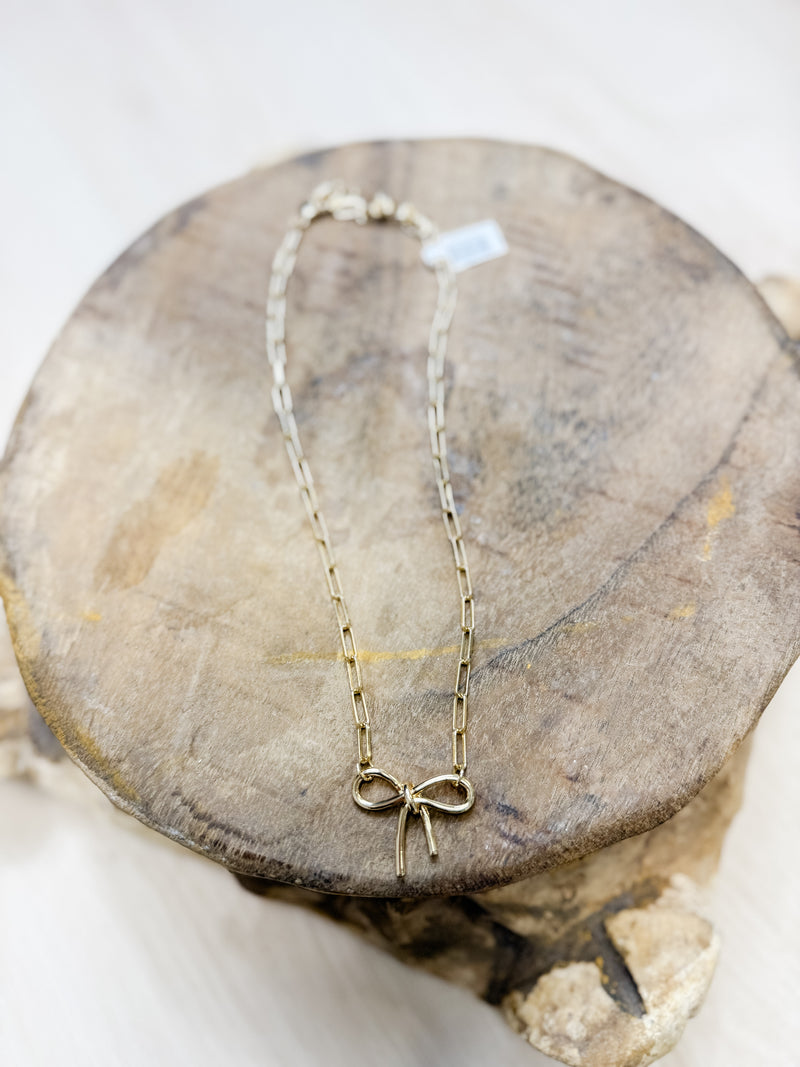 Bow Knot Necklace