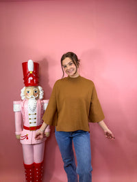 Viscose Bell Sleeve Sweater