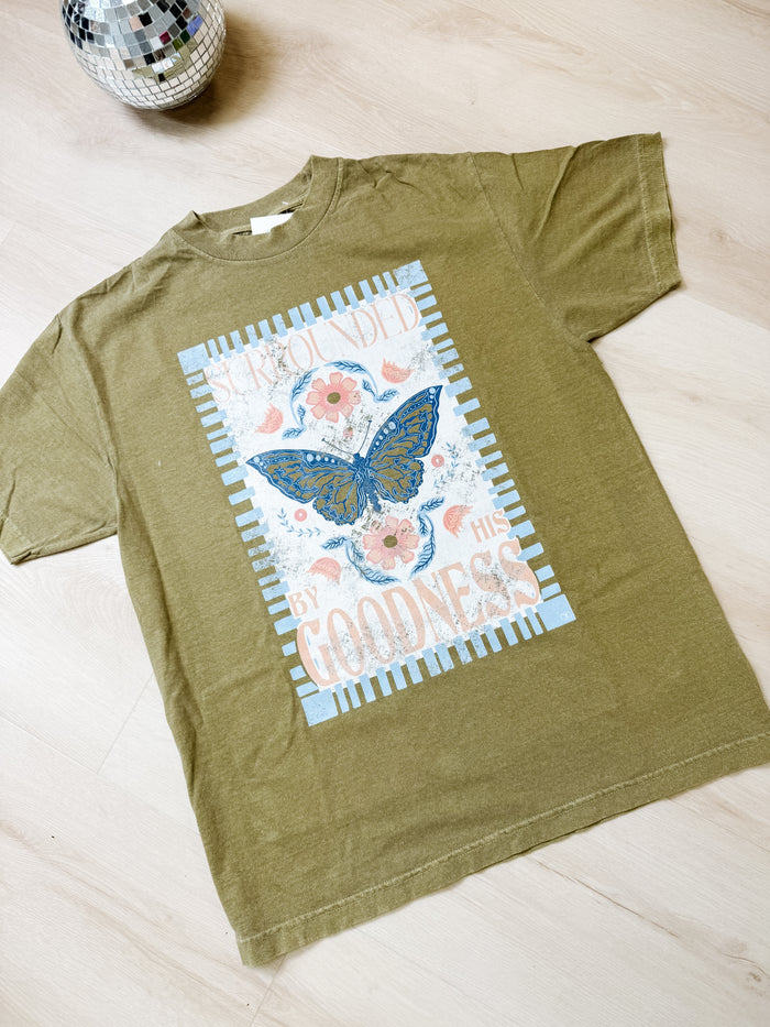 Surrounded By His Goodness Graphic Tee