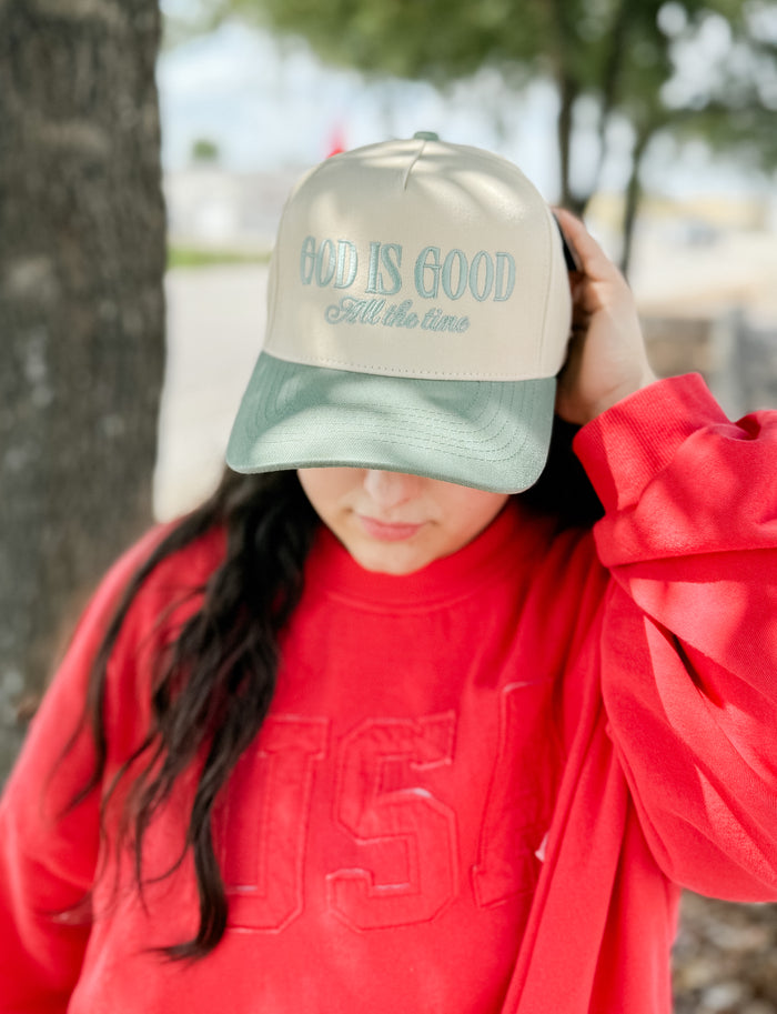 Embroidery 2 Tone Trucker Cap