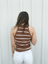 Stripe Sweater Tank Top