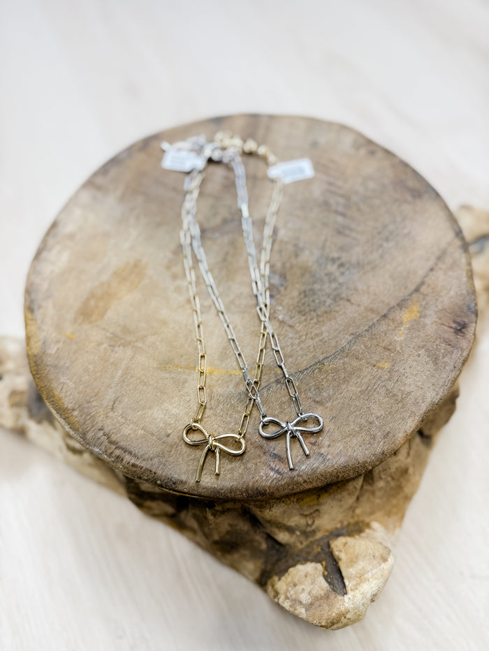Bow Knot Necklace
