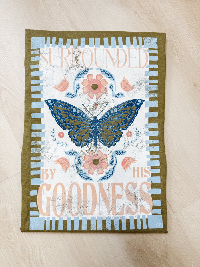 Surrounded By His Goodness Graphic Tee