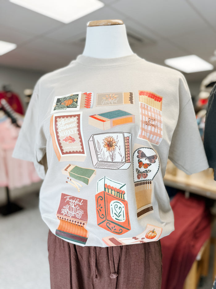 Autumn Match Box Graphic Tee