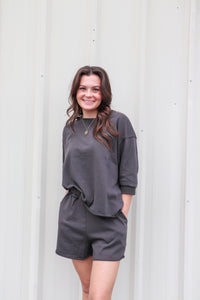 Mineral Washed French Terry Lounge Set