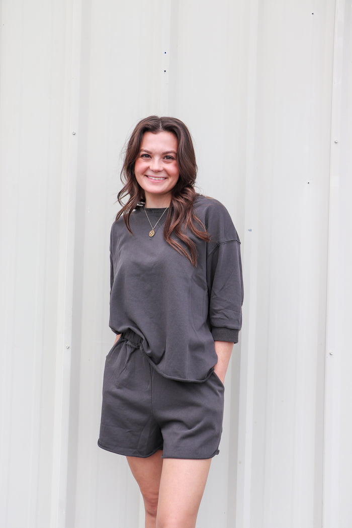Mineral Washed French Terry Lounge Set