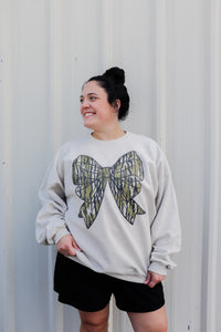 Camo Bow Sweatshirt