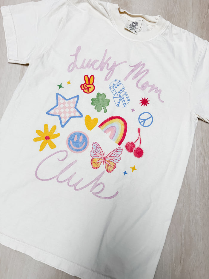 Lucky Mom Club Graphic Tee