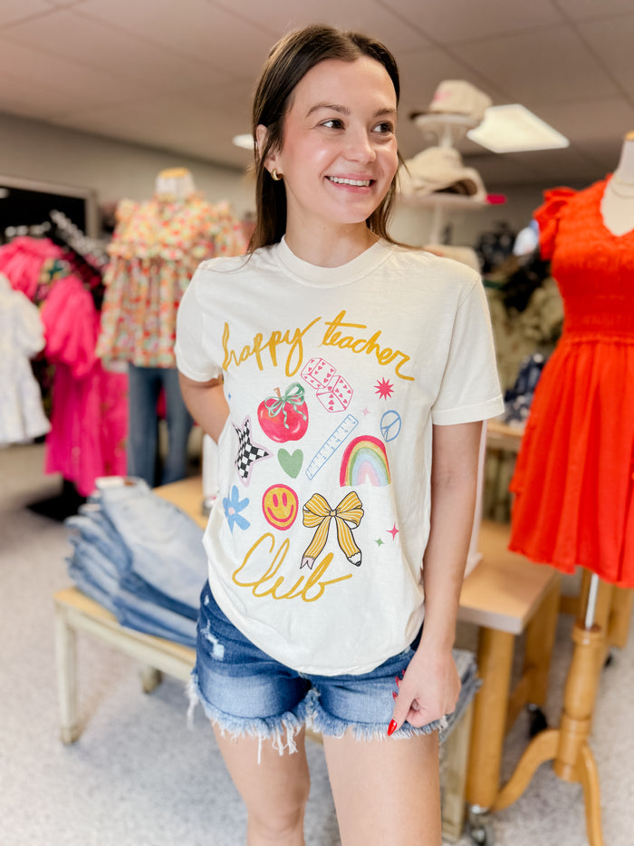 Happy Teacher Club Graphic Tee