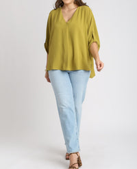 V-Neck Oversized Top