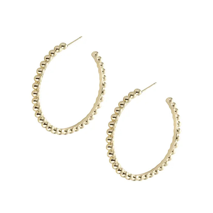 NWD Beaded Hoop Earrings