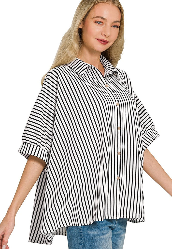 Essential Stripe Button Down