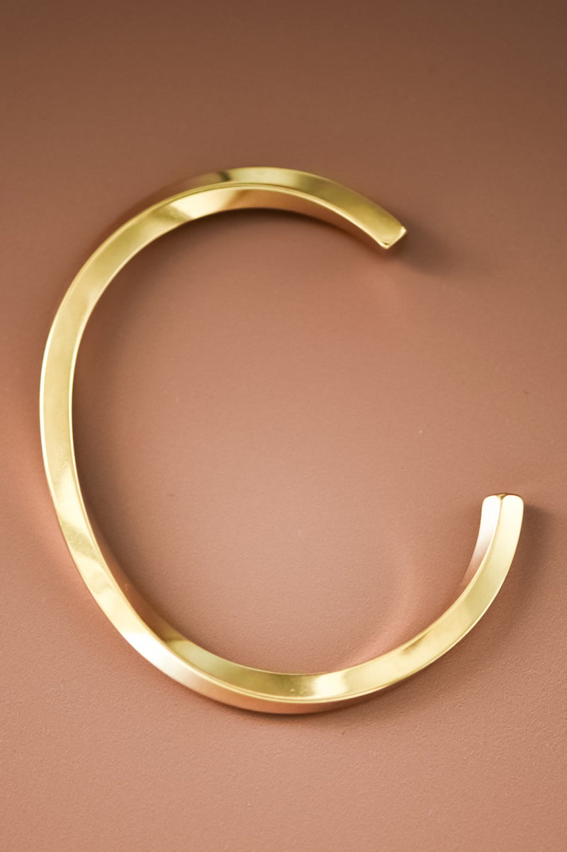 Stainless Steel 18K Gold Cuff