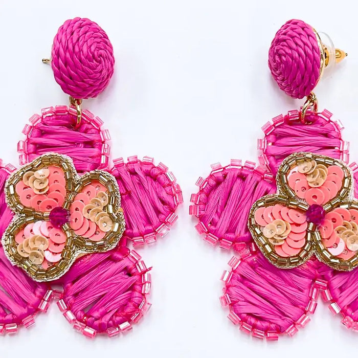 Aster Pink Earring