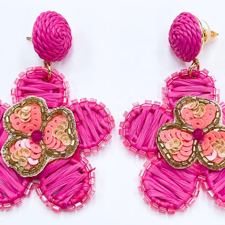 Aster Pink Earring