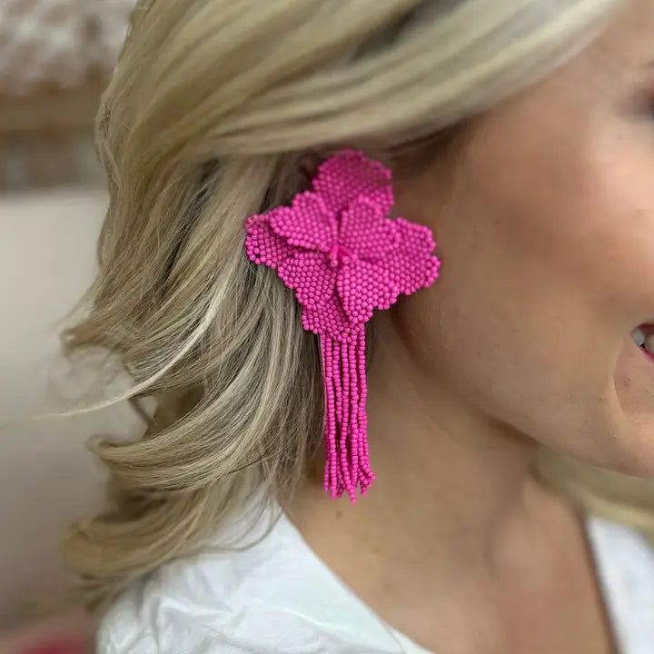 Pink Orquidea Earrings