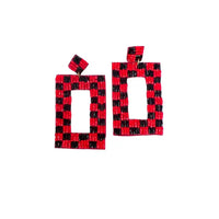 Checkered Earrings
