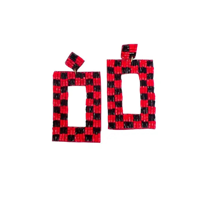Checkered Earrings