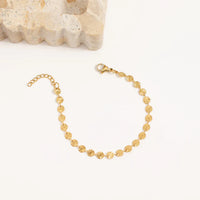 18K Stainless Steel Sunburst Bracelet