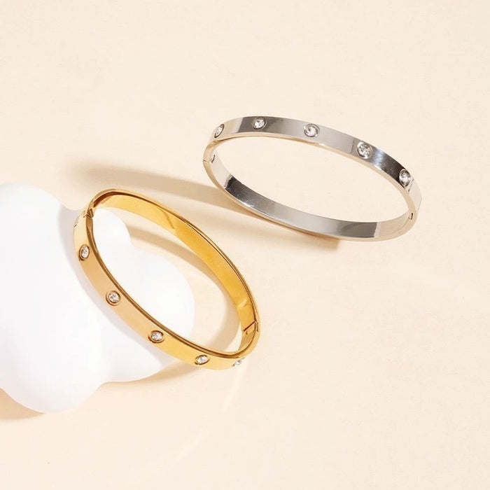 18K Stainless Steele Bangle