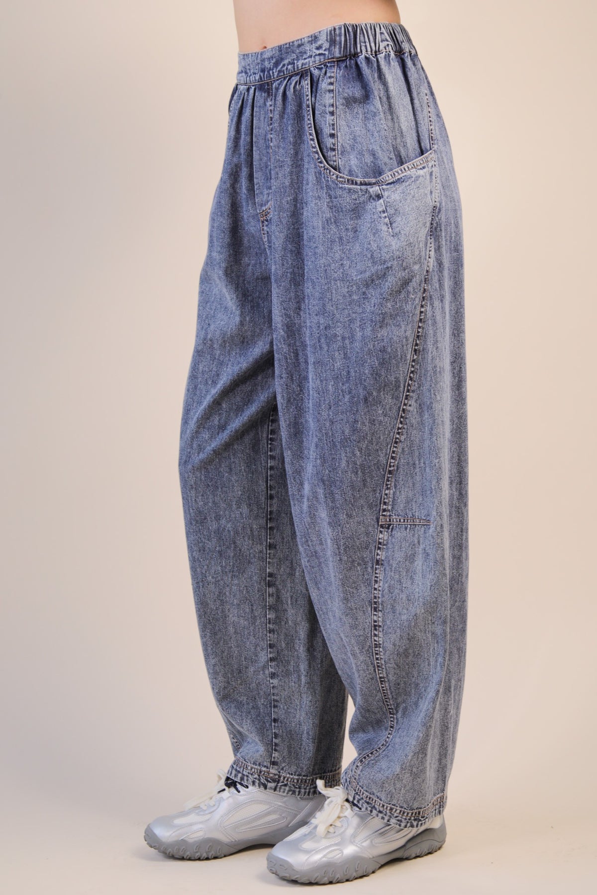 Weekend Washed Barrel Pants