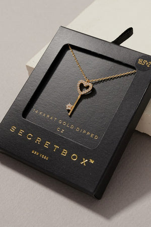 Heart Key Pendant Necklace
