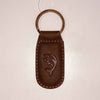 Leather Embossed Keychain