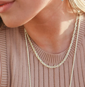 NWD Braided Chain Layering Necklace