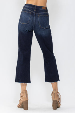 Riley Cropped Wide Leg Jeans