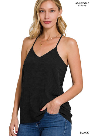 Adjustable Strap V-Neck Cami