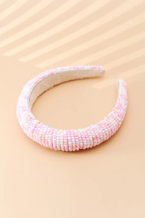 Colorful Seed Bead Headband