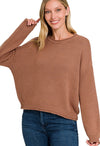 Cotton Round Neck Sweater