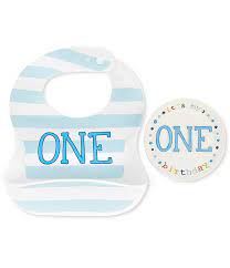 First Birthday Bib and Plate Set